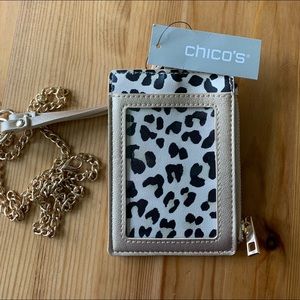 Chico’s NWT Lanyard and Wallet